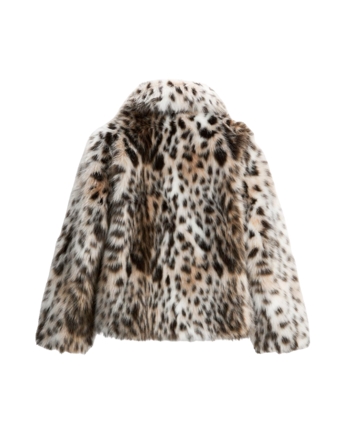 Leoparden Kunstfell Jacke Luxuriöses Design-Jackets-WUNDERLOOK
