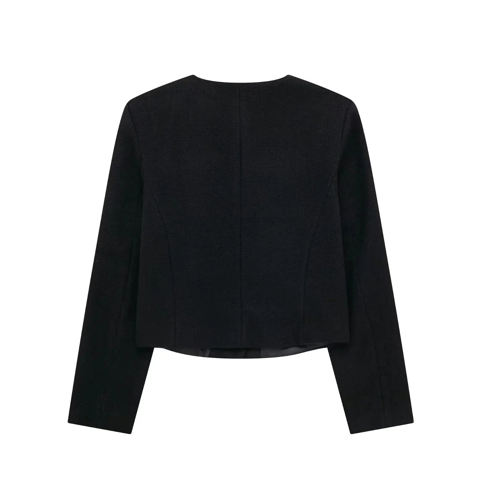 Vintage Verkürzte Jacke Zeitlose Eleganz für Stilbewusste-Jackets-WUNDERLOOK