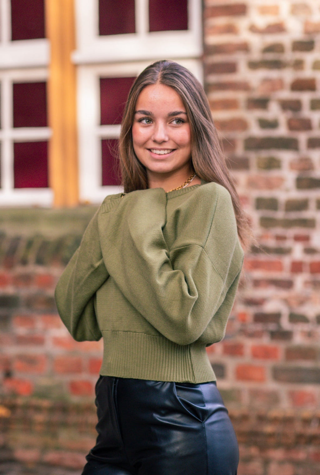 Grüne Strickpullover Ultimativer Komfort und Stil-Sweaters-WUNDERLOOK
